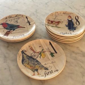 12 Days Of Christmas Plates Williams Sonoma